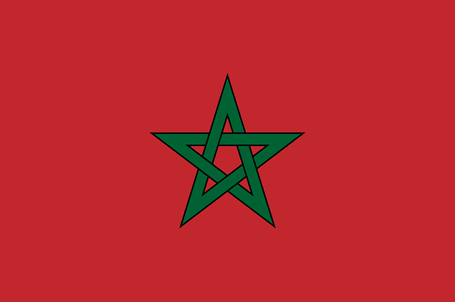 Flagge Marokko